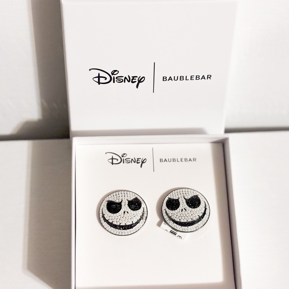 Disney Baublebar Jack Skellington Earrings